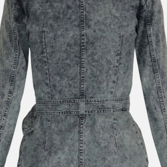 Stella McCartney Quiet Luxury Dark Blue Denim Short Overalls Retails $1,150.00 - Picture 2 of 2